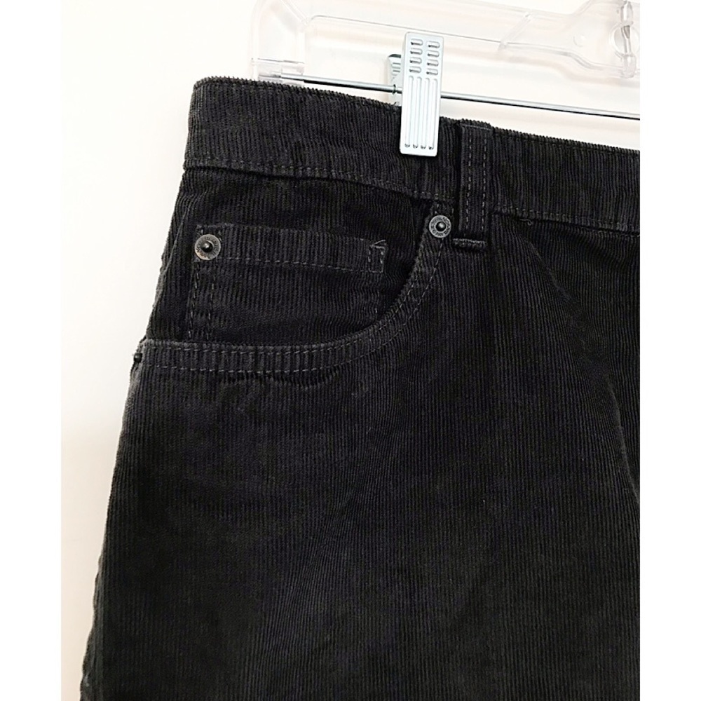 G. H. BASS & CO Sz 8 Gry 5 Pckt Cord Stretch Skirt - Picture 4 of 8